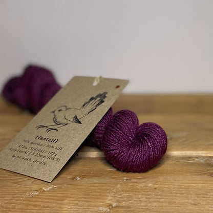 Flax Lily Mini Skein - Fantail